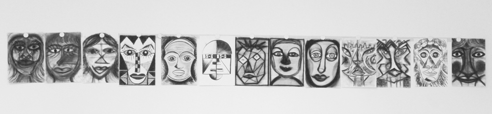 MeineMasken_Zeichenseminar_Isabella S. Minichmair